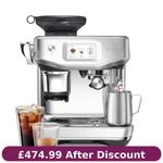 Sage The Barista Touch Impress Cold Brew SES882BSS Coffee Machine Brushed Steel-