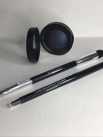 LAURA GELLER BAKED COLOR INTENSE SHADOW Blueberry 2g Brush & Eyeliner Set New