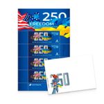 Ukraine Stamp Set – FREEDOM. Celebrating the 250th Anniversary of U.S. Independe
