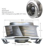 Industry 520W Ebmpapst Fan Motor R3G355-AM33-74 Radial Air Intake M1067