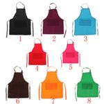 Kids Cotton Apron Cooking Baking Kitchen Chef School Craft Children's Activities