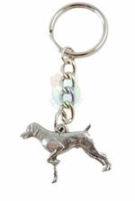 German Shorthaired Pointer Keychain Pewter