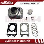 Fits Honda MSX125 Grom Engine Piston & Rings & Cylinder Rebuild Kit 2013 - 2020
