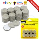 48pc Self Adhesive 25mm Felt Pads Furniture Laminate Wood Floor Protector
