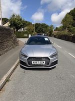 2018 (67) Audi A5 Sportback 2.0 TFSI Quattro in Silver. 12 Month MOT.