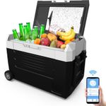 45/55L Electric Compressor Car Refrigerator Camping with App Control, 12/24V