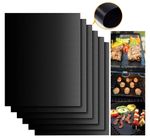 10PCS Heavy Duty Non-Stick Oven Liner Sheets - Reusable BBQ & Cooker Mat UK