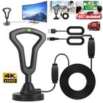 5600 Miles Digital TV Antenna HDTV Amplified 4K 1080P Waterproof Indoor UK New
