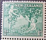 NEW ZEALAND 1956 SG755  2d. + 1d. HEALTH STAMP  -  MNH