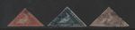 Cape Of Good Hope - 3 Early Triangles 1863-1864 1d, 4d & 6d - Fine Used -High CV