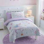 Kids Unicorn Duvet Cover Pillowcase Set Girls Cot Bed Single Double Rainbow