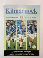 Kilmarnock v Rangers;  10th December 1994