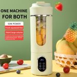 Portable Rechargeable Juice Blender Compact Handheld Electric Smoothie Maker For