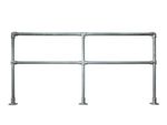 Steel Pipe Galvanised Key Key Clamp Safety Barrier Kit - 42MM Handrail DIY Kit