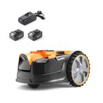 LawnMaster OcuMow16 Robot Mower - Vision Robot, 2x MX 24V Batteries, up to 300m2