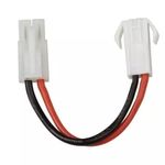 Airsoft Battery Adapter Cable Large Male & Small Female Taymia