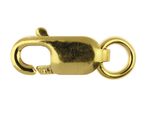 14ct Lobster Claw Gold Jewellery Fastener 14ct Gold Bonded 12mm Trigger Clasp