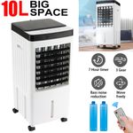 10L Air Cooler Fan 3In1 Portable Cooling Conditioner Unit Timer Remote 7H Timer