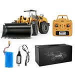 1/14 Metal RC Bulldozer 22 Channel Remote Control Heavy RTR Construction Vehicle