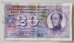 1956 Switzerland 20 Franc Note 11A 090178