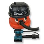 Makita BO4556 Palm Sander Dust Hose Adaptor/Adapter To Numatic Henry Hoover