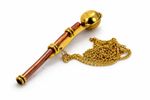 Golden Size 5" inch Handcrafted Nautical Decor Brass/Copper Boatswain Whistle