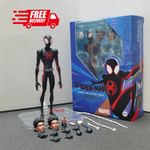 Spiderman Miles Morales PVC Action Figure Across the Spider-Verse Xmas Gift