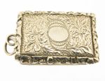 Georgian Solid Sterling Silver Vinaigrette Bir 1832 Clark & Smith
