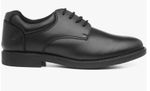 Size UK 10 Hush Puppies Black Tim Senior School Shoes   RRP £58.00