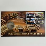 2012 V8 Supercars Bathurst 50 Years Racing 50c Coin PNC #06247/15000