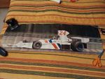 VINTAGE JAMES HUNT HESKETH 308 FORMULA 1 GRAND PRIX ORIGINAL 1975 LARGE POSTER