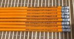 Personalised Yellow HB pencils pack of 50