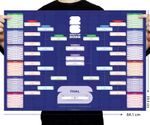World Cup Wall Chart 2026 Football Tournament Poster Large Size A1