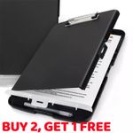 A4 Clipboard Box File Durable Waterproof Document Filing Storage Case Office New