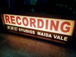 BBC Recording Studio Light - Recording Lightbox - Recording Light Up Sign