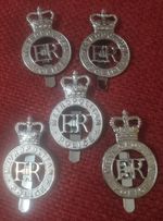 Military Cap Badges Police Cp Badges X 5