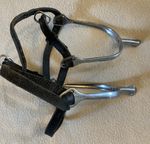 Sprenger Ultra Fit Extra Grip Spur Small Round Rowel with Leather Spur Straps