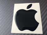 Apple Logo Vinyl Decal Sticker - Apple 3D domed decal, for apple fans