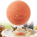 99.99% Pure Copper Mellbree Bird Bath Copper Disk Garden Outdoor Pond Saver