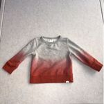 Baby GAP 2T Red Ombre Crew Sweater