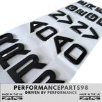 Gloss Black Bonnet & Boot Lettering Set Compatible With Range Rover Evoque