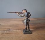 Lineol Danish Army Soldier firing Rifle.