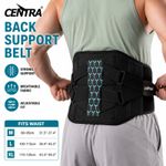 Lower Back Support Belt Breathable 3D Lumbar Brace for Work Lifting Pain Relief