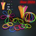 Ultra Bright Glow Sticks Bulk Party Pack-100 Glow in the Dark Party Supplies