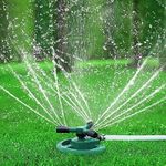 360° Rotating Garden Sprinkler 3 Arm Automatic Lawn Water Irrigation System