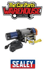 Sealey ATV2040 ATV Quad 4 x 4 Recovery Winch 2040kg Line Pull 12V
