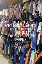 30 items Children’s Clothes Mixed Sizes Bulk Bundle Mixed Sizes & Brands Grade A