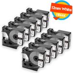 Compatible Dymo 18444 Permanent Vinyl Label Tape 12mm for Rhino 4200 5200 6000