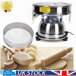 220V Electric Sifter Shaker Machine Automatic Vibrating Screen Stainless Steel