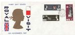 Malta FDC 1967 SG396-398 Royal Visit Queen Elizabeth II
